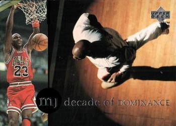 1994-95 Collector's Choice Spanish - Michael Jordan Rare Air Decade of Dominance #J1 Michael Jordan Front