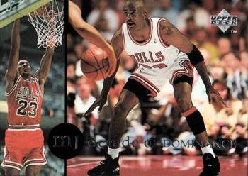 1994-95 Collector's Choice Spanish - Michael Jordan Rare Air Decade of Dominance #J6 Michael Jordan Front