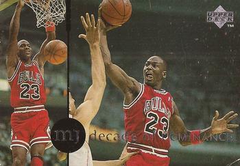 1994-95 Collector's Choice Spanish - Michael Jordan Rare Air Decade of Dominance #J10 Michael Jordan Front