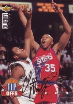 1994-95 Collector's Choice Spanish - Gold Signature #185 Clarence Weatherspoon Front