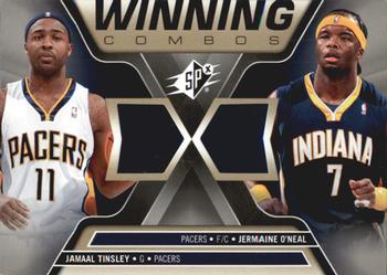 2006-07 SPx - Winning Combos #WC-TO Jamaal Tinsley / Jermaine O'Neal Front