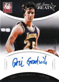 2012-13 Panini Elite - All-Time Greats Signatures #13 Gail Goodrich Front