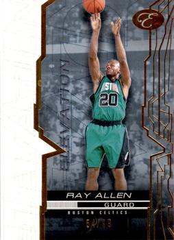 2007-08 Bowman Elevation - Blue #28 Ray Allen Front