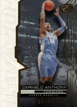2007-08 Bowman Elevation - Blue #35 Carmelo Anthony Front