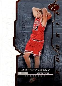 2007-08 Bowman Elevation - Blue #62 Aaron Gray Front