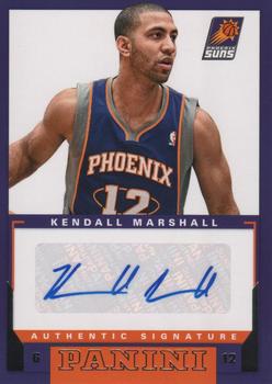2012-13 Panini - Rookie Signatures #59 Kendall Marshall Front