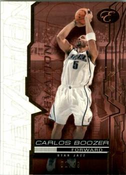 2007-08 Bowman Elevation - Red #40 Carlos Boozer Front