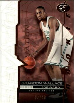 2007-08 Bowman Elevation - Red #96 Brandon Wallace Front