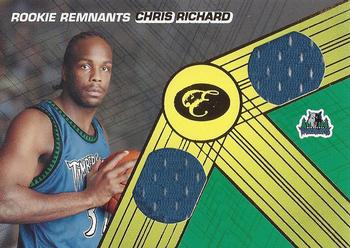 2007-08 Bowman Elevation - Rookie Remnants Dual #RDR-CR Chris Richard Front