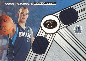2007-08 Bowman Elevation - Rookie Remnants Dual #RDR-NF Nick Fazekas Front