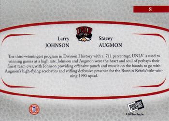 2007-08 Press Pass Legends - Alumni Association #8 Larry Johnson / Stacey Augmon Back