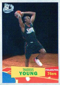 2007-08 Topps - 1957-58 Variations #122 Thaddeus Young Front