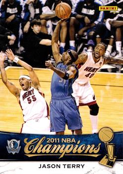 2011 Panini Dallas Mavericks NBA Champions #3 Jason Terry Front