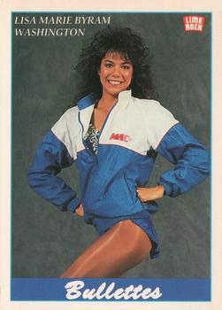 1991 Lime Rock Pro Cheerleaders Preview #13B Lisa Marie Byram Front