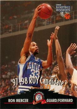 1997 Score Board Rookies #58 Ron Mercer Front