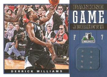 2012-13 Panini - Game Jerseys #36 Derrick Williams Front