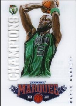 2012-13 Panini Marquee - Champions #13 Kevin Garnett Front