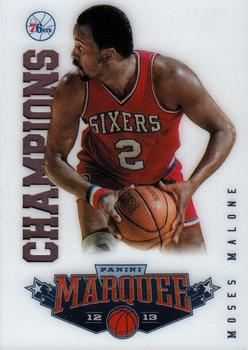 2012-13 Panini Marquee - Champions #15 Moses Malone Front