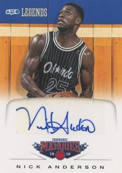 2012-13 Panini Marquee - Legends Signatures #3 Nick Anderson Front