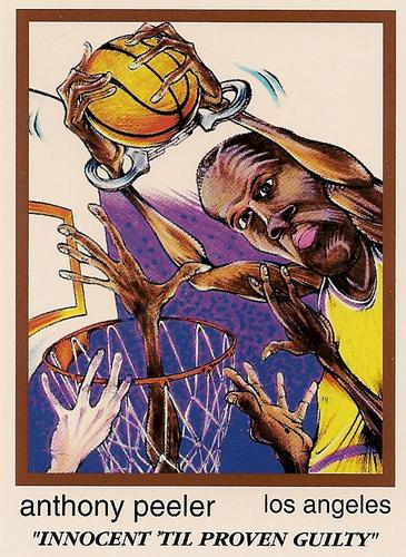 1993 First Amendment Publishing Skinnies #6 Anthony Peeler Front
