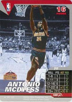 2002 NBA Showdown #056 Antonio McDyess Front