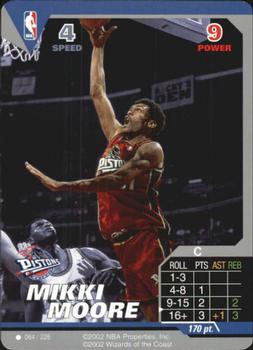 2002 NBA Showdown #064 Mikki Moore Front