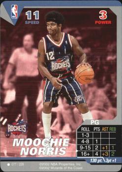 2002 NBA Showdown #077 Moochie Norris Front