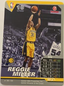 2002 NBA Showdown #085 Reggie Miller Front