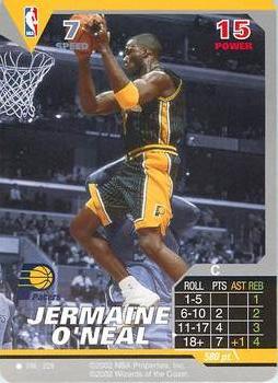 2002 NBA Showdown #086 Jermaine O'Neal Front