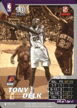 2002 NBA Showdown #169 Tony Delk Front