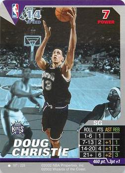 2002 NBA Showdown #187 Doug Christie Front