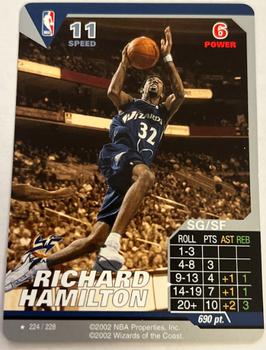 2002 NBA Showdown #224 Richard Hamilton Front