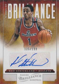 2012-13 Panini Brilliance - Marks of Brilliance #55 Rod Strickland Front
