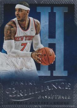 2012-13 Panini Brilliance - Spellbound #75 Carmelo Anthony Front