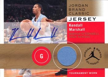 2012-13 SP Authentic - Jordan Brand Classic Autographs #JBC-KM Kendall Marshall Front