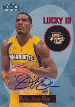2012-13 Fleer Retro - 98-99 Lucky 13 Autographs #10 of 13 LT Darius Johnson-Odom Front