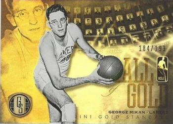2012-13 Panini Gold Standard - Hall of Gold #46 George Mikan Front