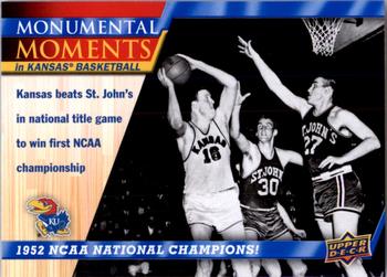 2013 Upper Deck University of Kansas #79 1952 NCAA Champions Front