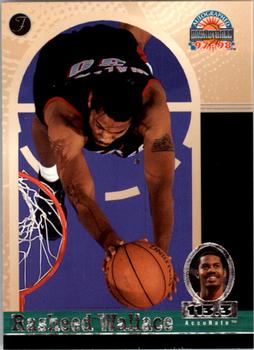 1997-98 Score Board Autographed #22 Rasheed Wallace Front