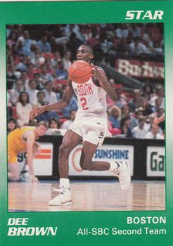 1990-91 Star Dee Brown #6 Dee Brown - All-SBC Second Team Front