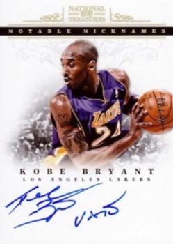 2012-13 Panini National Treasures - Notable Nicknames #6 Kobe Bryant Front