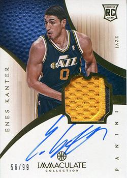 2012-13 Panini Immaculate Collection #103 Enes Kanter  Front