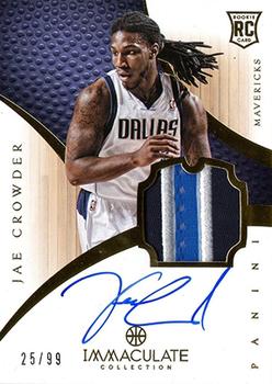 2012-13 Panini Immaculate Collection #160 Jae Crowder  Front