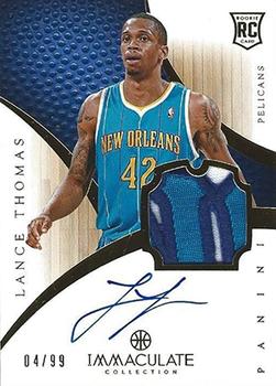 2012-13 Panini Immaculate Collection #173 Lance Thomas  Front