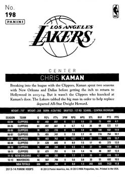 2013-14 Hoops #198 Chris Kaman Back