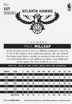 2013-14 Hoops #227 Paul Millsap Back