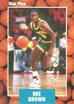 1990 Star Pics #8 Dee Brown Front