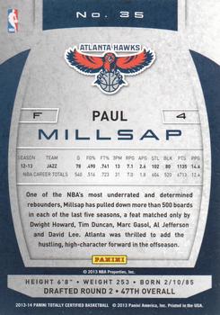 2013-14 Panini Totally Certified #35 Paul Millsap Back