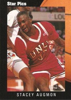 1991 Star Pics #17 Stacey Augmon Front