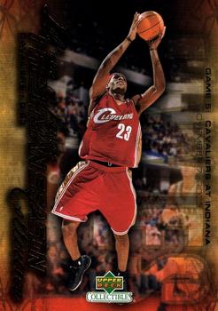 2004 Upper Deck Collectibles LeBron James Freshman Season #5 LeBron James Front